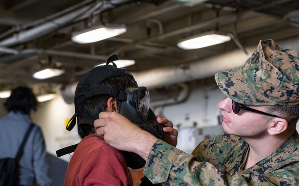 USS America (LHA 6) Hosts Ship Tours for CFAS Fleet Friendship Day