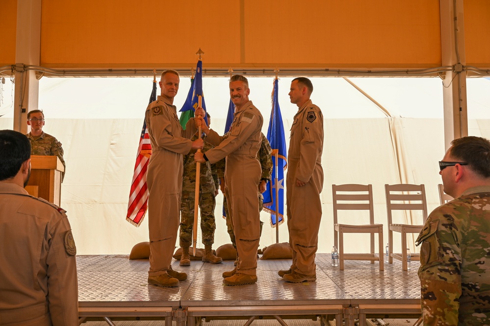 378th Air Expeditionary Wing 25.2 Change of Command
