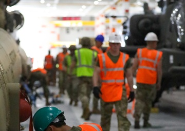 U.S. Army Soldiers Conduct Port Operations, Enabling Readiness