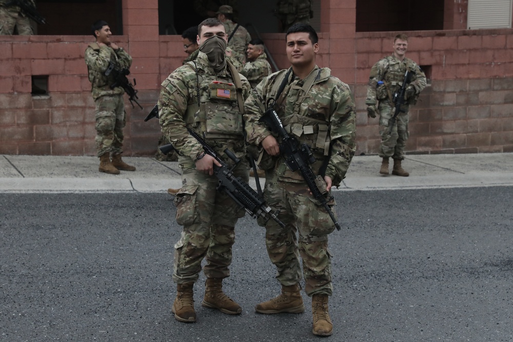 1st Battalion, 109th Infantry Regiment, trains at Combined Arms Collective Training Facility