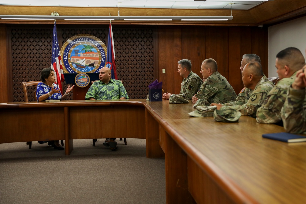 Nordhaus, Raines visit Guam National Guard