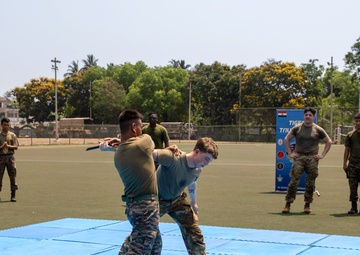 U.S. and Indian Armies focus on combatives and mindfulness during Tiger Triumph