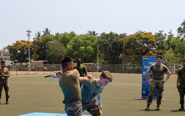 U.S. and Indian Armies focus on combatives and mindfulness during Tiger Triumph