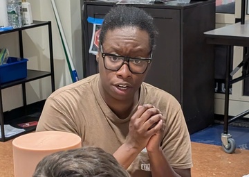 U.S. Navy Medicine Readiness and Training Command Sigonella STEM Outreach Program Teaches Children how to Stop the Bleed