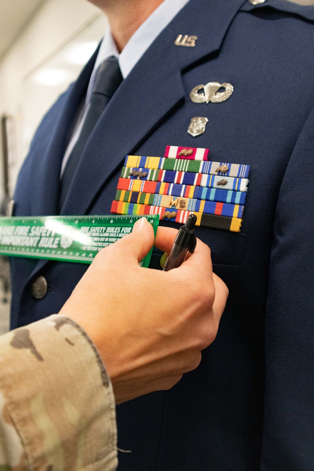 Homeland Response Force Service Dress Inspection