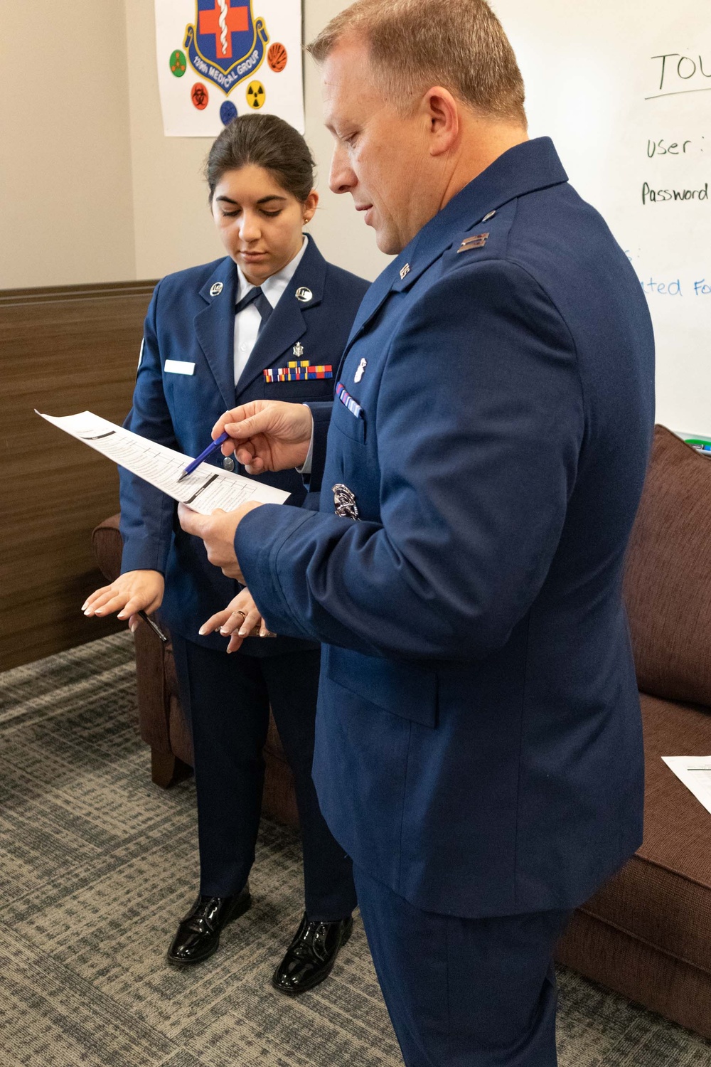 Homeland Response Force Service Dress Inspection