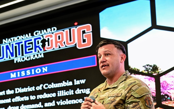 Maj. Gen. Andonie Reviews Achievements of DC National Guard's Counterdrug Program with Metropolitan Police