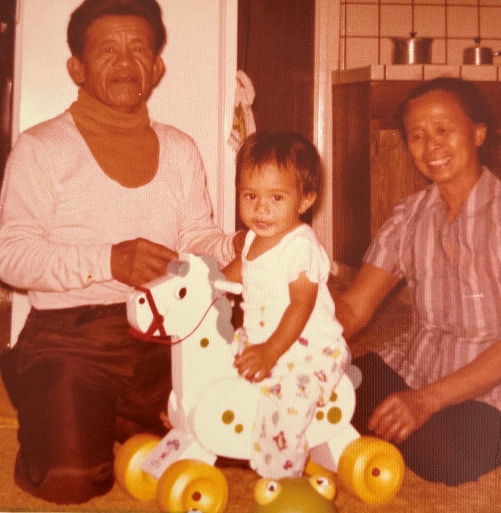 Captain Michael G. Mercado growing up in Stockton, California with his grandparents