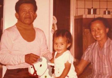 Captain Michael G. Mercado growing up in Stockton, California with his grandparents