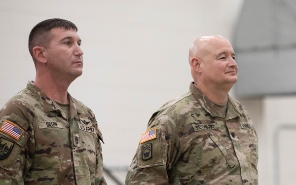 Sgt. 1st Class Benjamin Dillon promotes to Master Sgt.