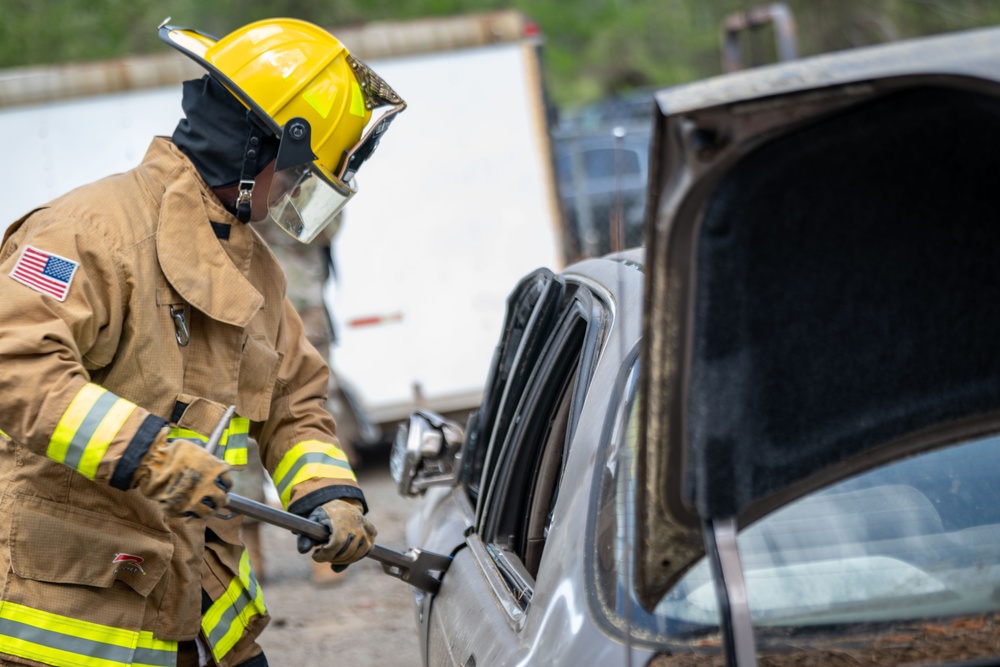 172nd Civil Engineer Squadron Vehicle Extrication Training 2025