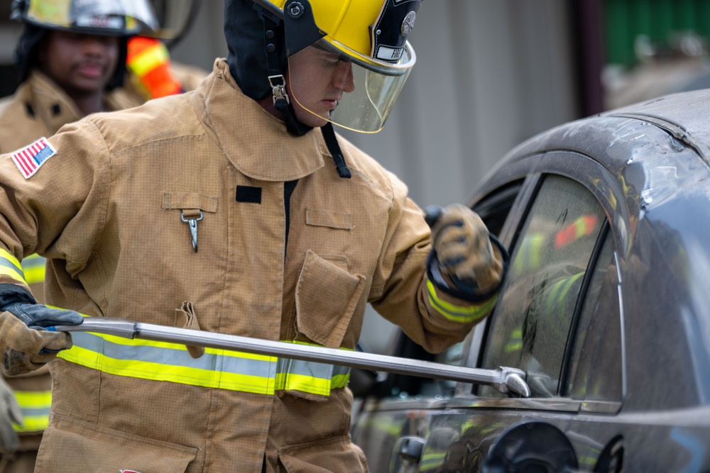 172nd Civil Engineer Squadron Vehicle Extrication Training 2025