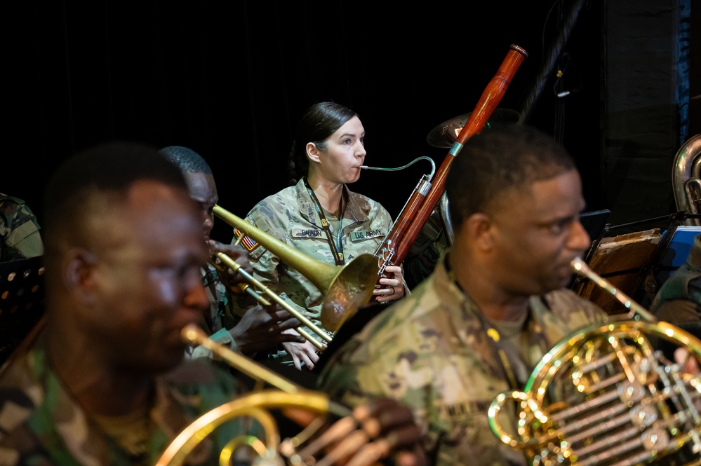US, Ghana military bands rehearse ahead of African Land Forces Summit 2025
