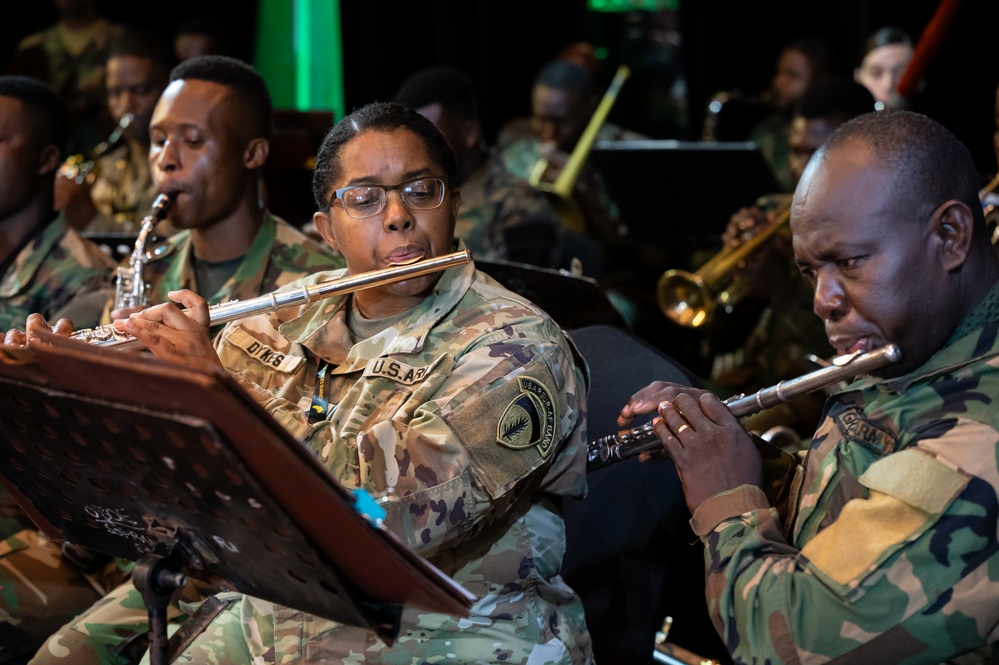 US, Ghana military bands rehearse ahead of African Land Forces Summit 2025