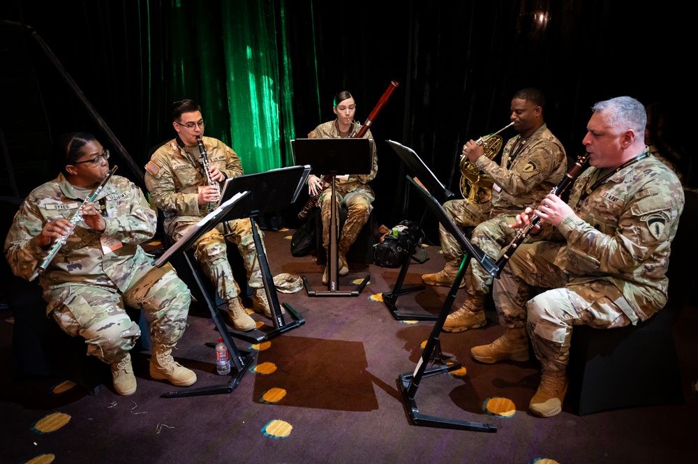 US, Ghana military bands rehearse ahead of African Land Forces Summit 2025
