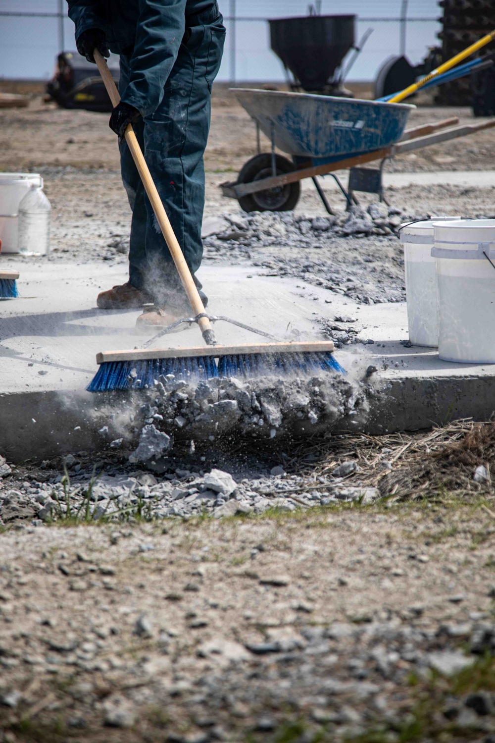 Marines, Sailors, and Airmen Perform Airfield Damage Repair Training
