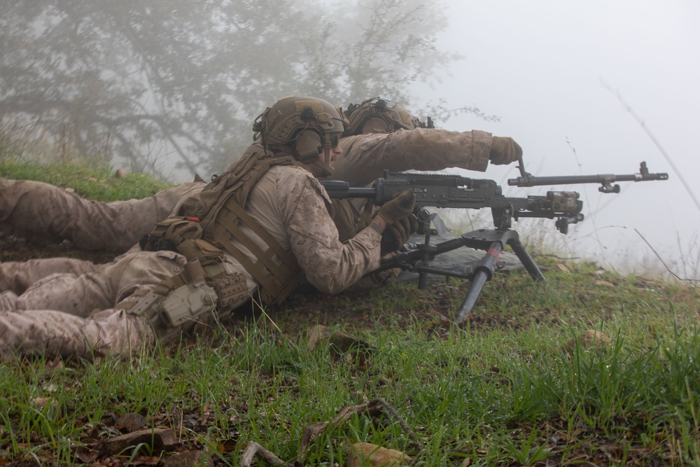 Marines conduct live-fire, maneuver training
