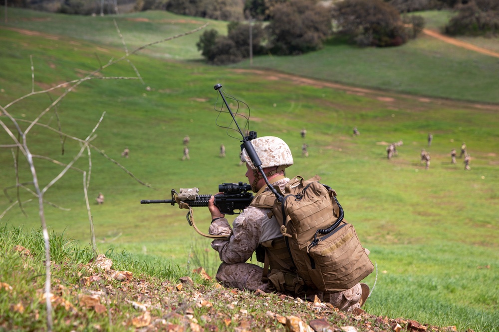 Marines conduct live-fire, maneuver training