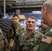Marines from the 22nd LAAD Brief Commander, ESG 2 on L-MADIS
