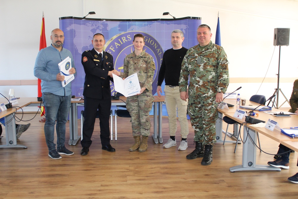 KFOR Soldiers attend Crisis Communications Course at PARC