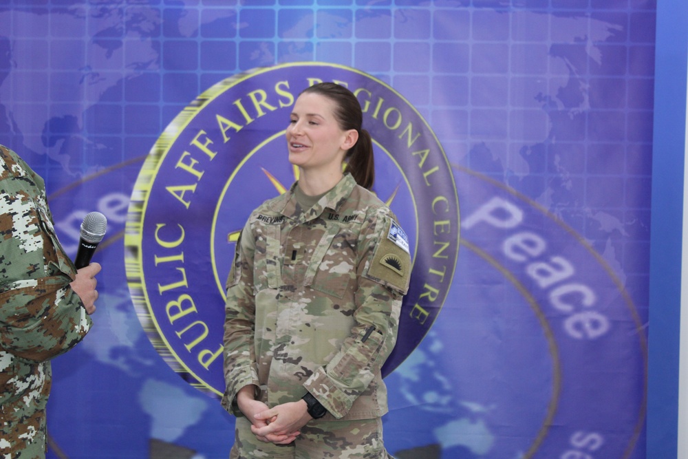 KFOR Soldiers attend Crisis Communications Course at PARC