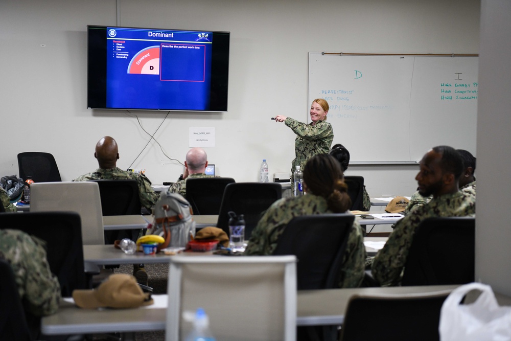 NSA Bahrain Hosts USFF Fleet CPO Training Team