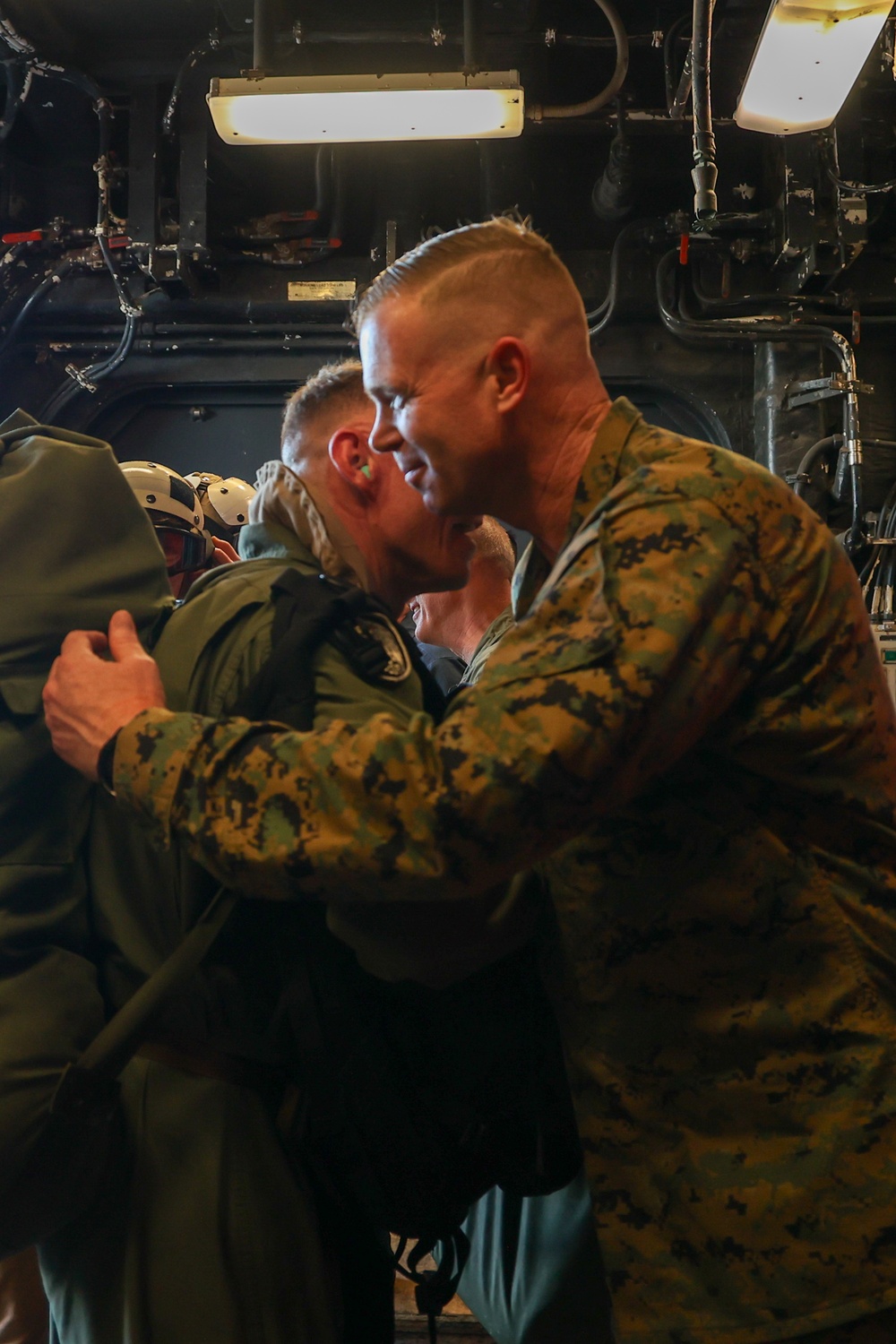 22nd MEU | Staff Delegates visit USS Iwo Jima LHD 7