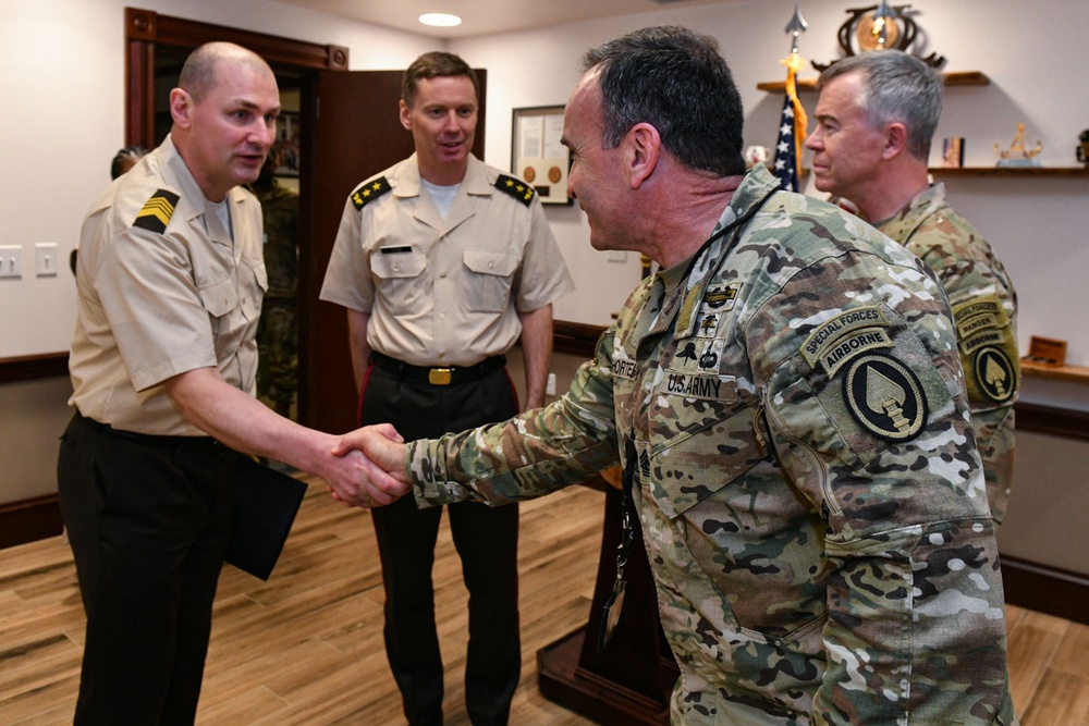 U.S. SOCOM hosts Latvia Chief of Defence