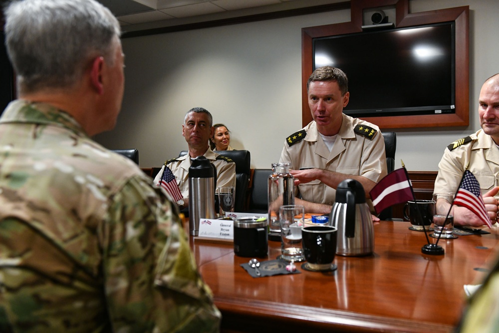 U.S. SOCOM hosts Latvia Chief of Defence