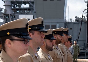 Boxer Celebrates Navy Chief 132nd birthday