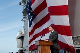 Boxer Celebrates Navy Chief 132nd birthday