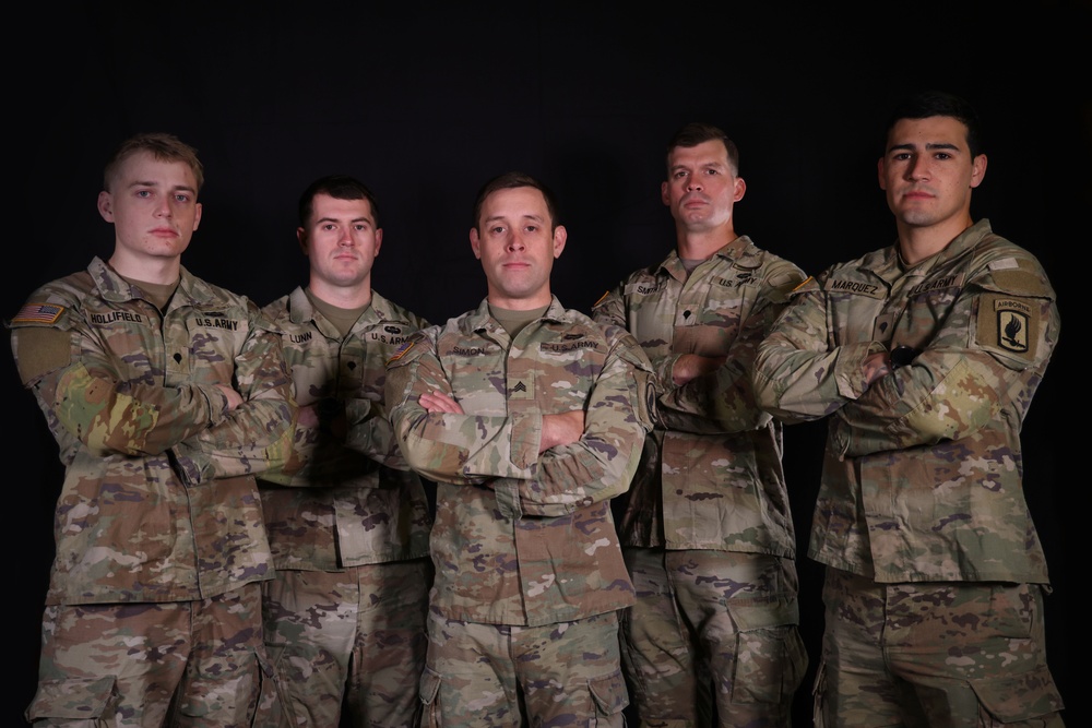 SETAF-AF competitors pose for best squad competition