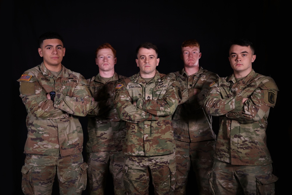 SETAF-AF competitors pose for best squad competition