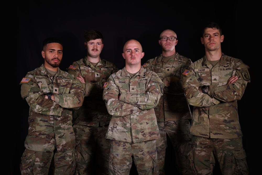 SETAF-AF competitors pose for best squad competition
