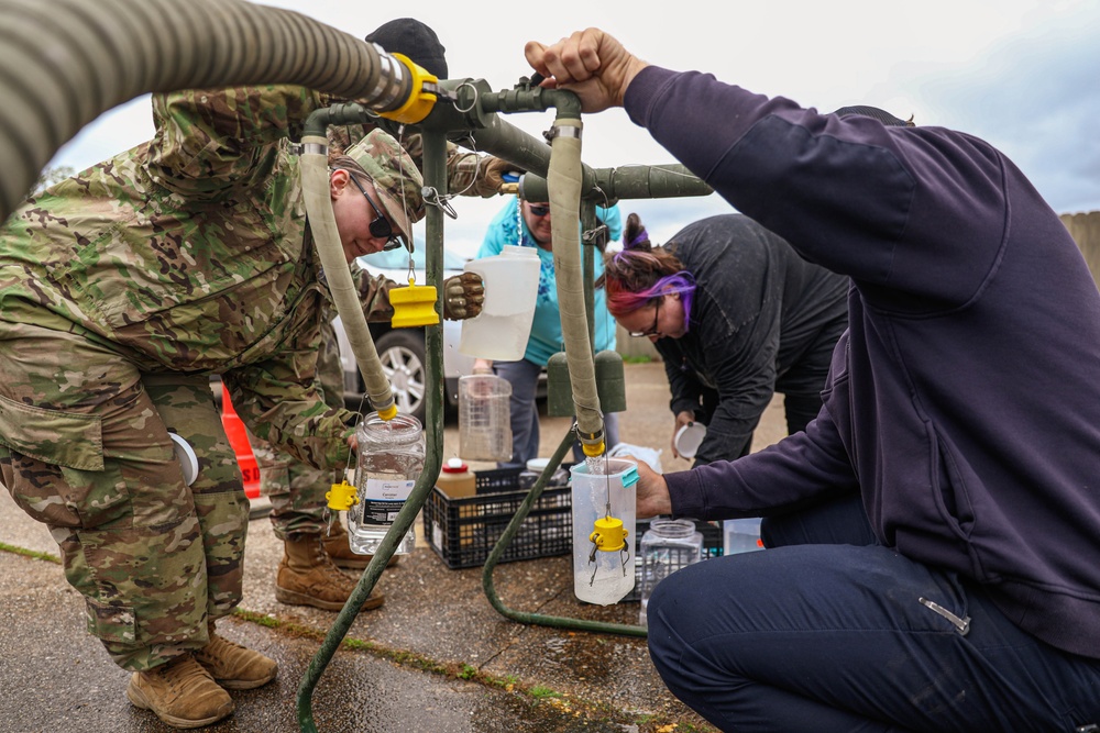 Ark. Guardsmen Deliver Fresh Water After The Storm