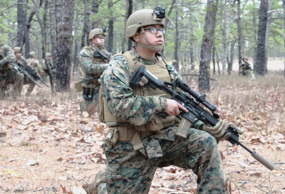 JB MDL- 2 BN 25 Marines, Platoon Live Fire Exercise