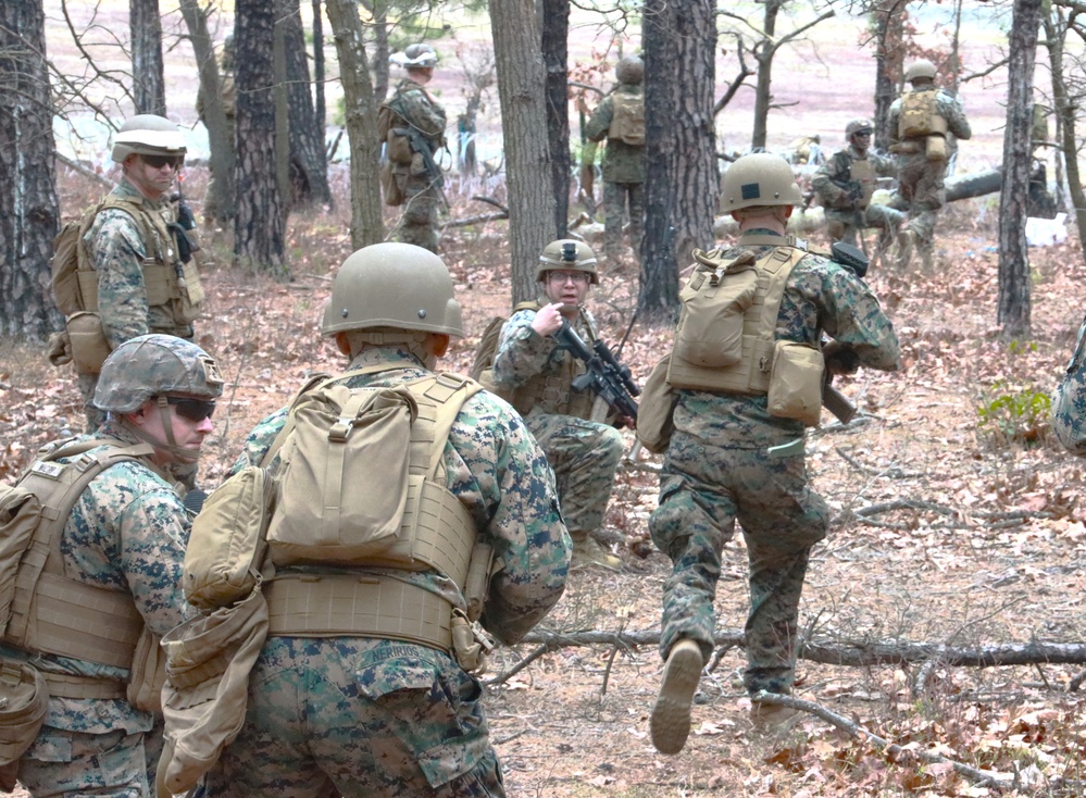 JB MDL- 2 BN 25 Marines, Platoon Live Fire Exercise