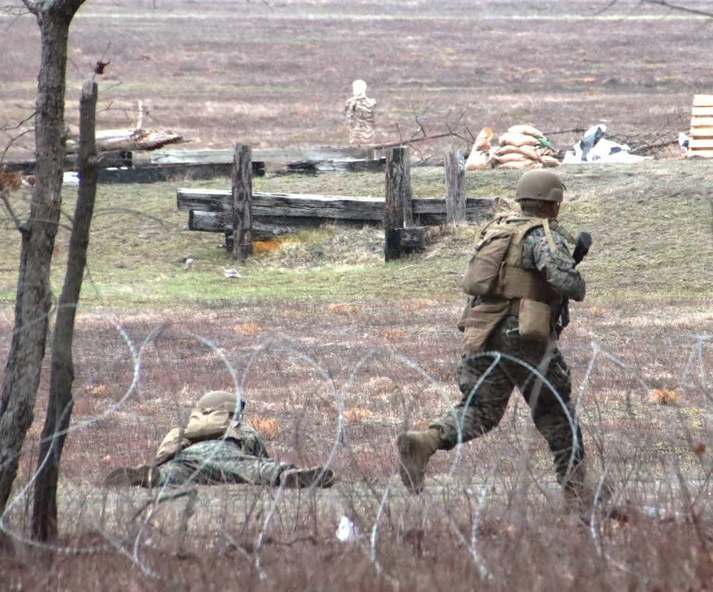 JB MDL- 2 BN 25 Marines, Platoon Live Fire Exercise