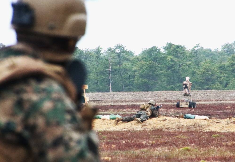 JB MDL- 2 BN 25 Marines, Platoon Live Fire Exercise