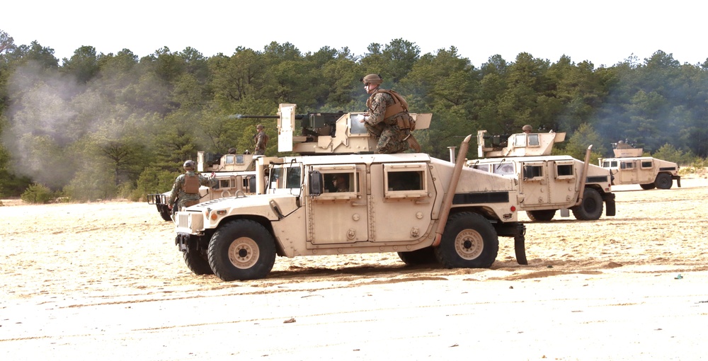 JB MDL- 2 BN 25 Marines, Convoy Live Fire