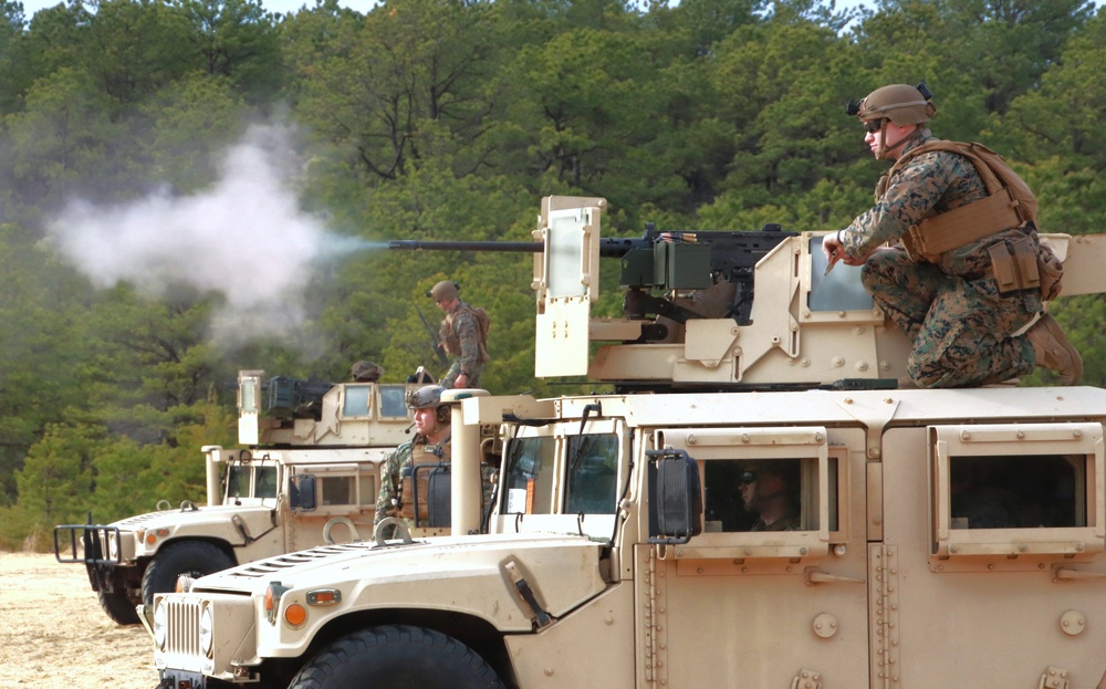 JB MDL- 2 BN 25 Marines, Convoy Live Fire