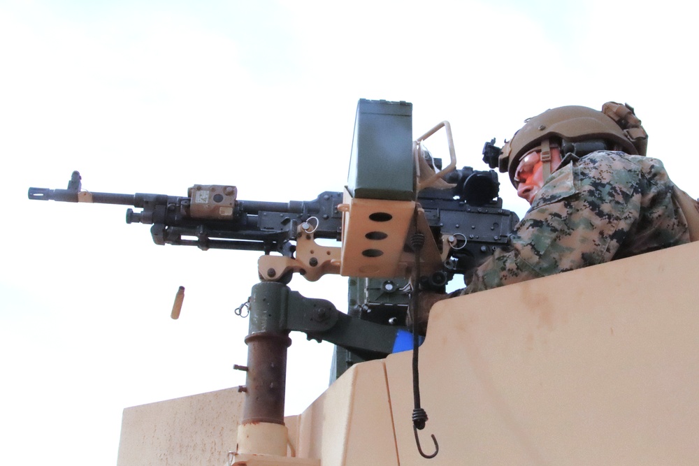JB MDL- 2 BN 25 Marines, Convoy Live Fire