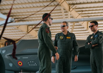 Belgian Air Chief visits Luke AFB