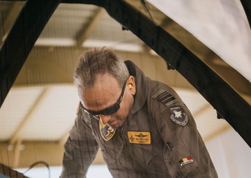 Belgian Air Chief visits Luke AFB