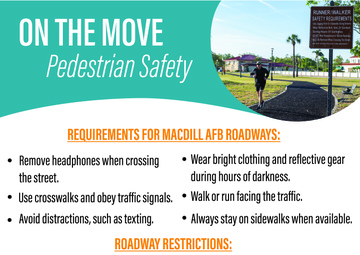 MacDill AFB "ON THE MOVE" Pedestrian Safety
