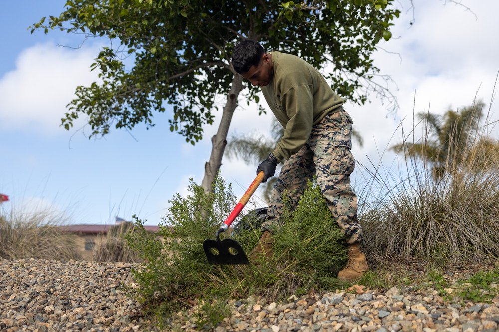 Headquarters and Service Battalion Operation Clean Sweep
