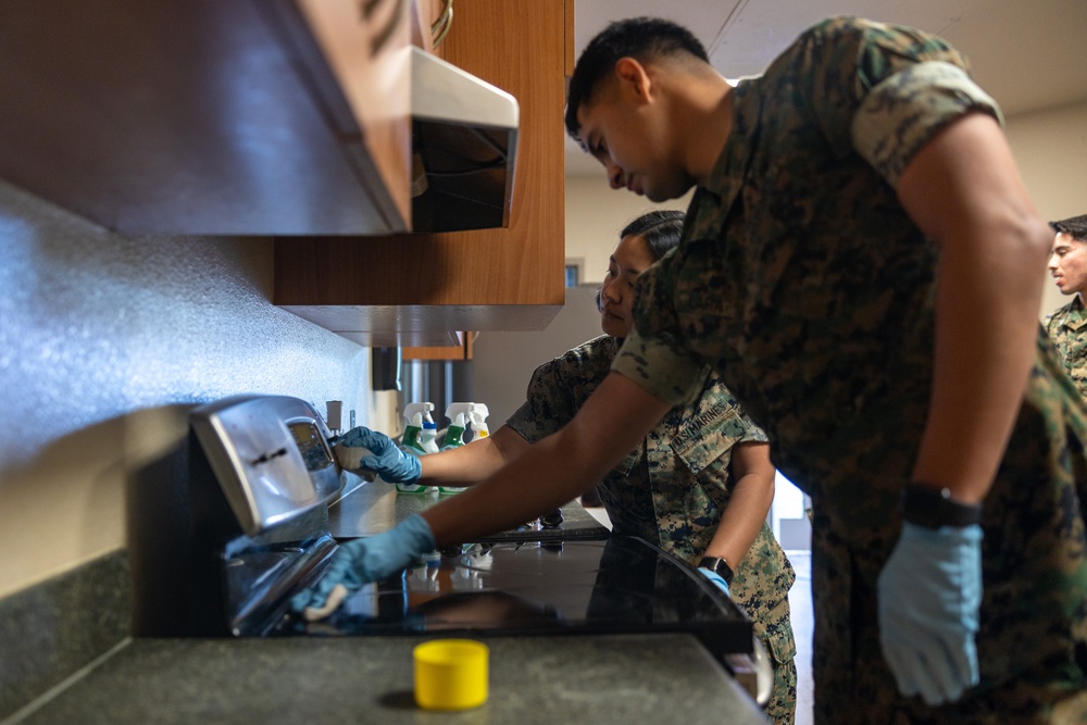 Headquarters and Service Battalion Operation Clean Sweep