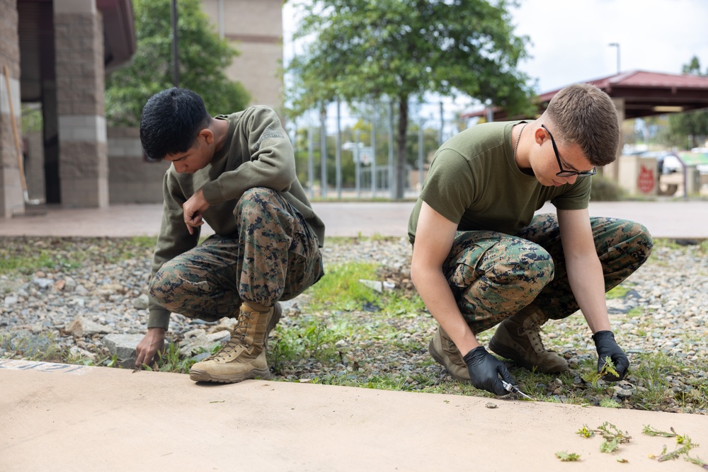 Headquarters and Service Battalion Operation Clean Sweep