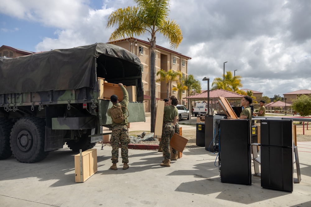 Headquarters and Service Battalion Operation Clean Sweep