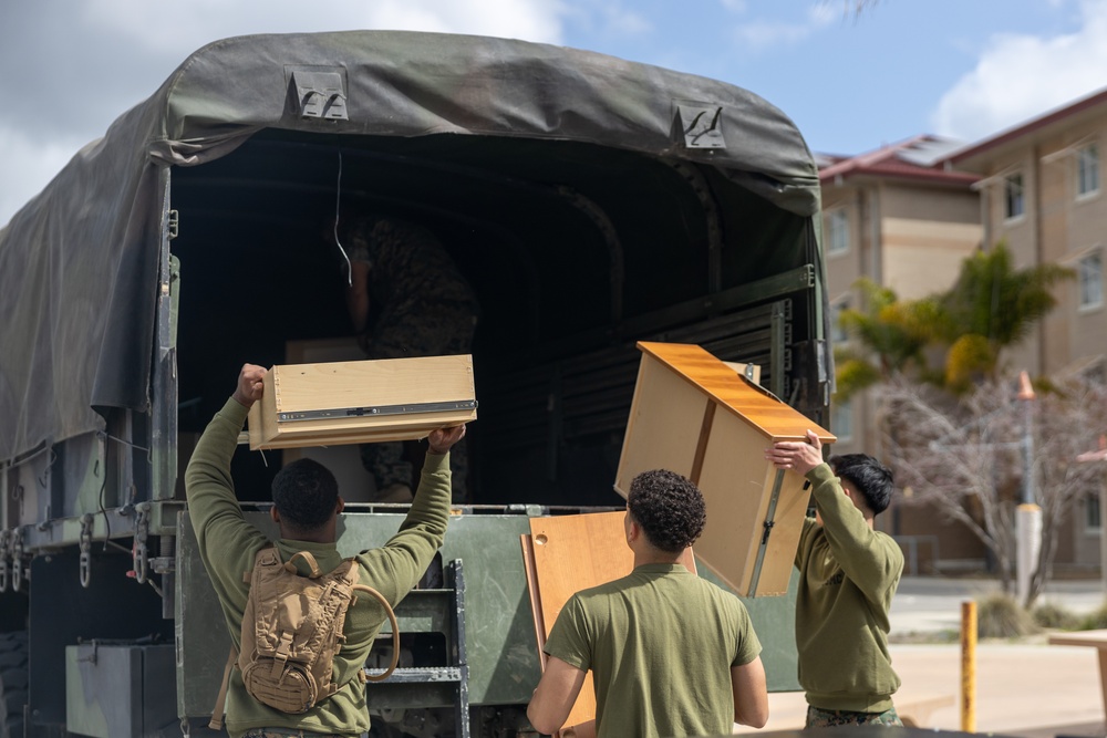 Headquarters and Service Battalion Operation Clean Sweep